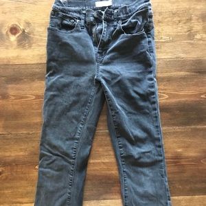 Madewell Crop Flare Black Jeans